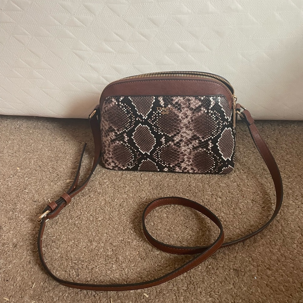 Croc print bag